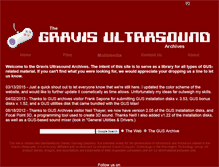 Tablet Screenshot of gravisultrasound.com
